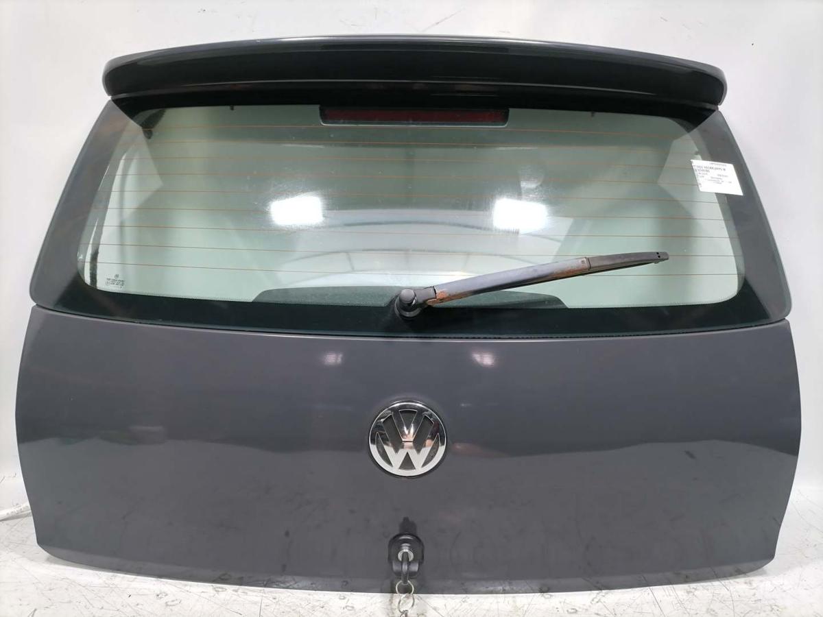 VW Fox original Heckklappe mit Heckscheibe LI7F Uranograu Bj.2010